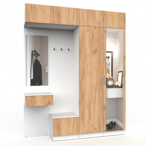 Набор мебели для прихожей "Марсель-211" МР 01-211 В2490 Ш2000 Г420 (ЛД.. Набор мебели для прихожей "Марсель-211" МР 01-211 В2490 Ш2000 Г420 (ЛД..